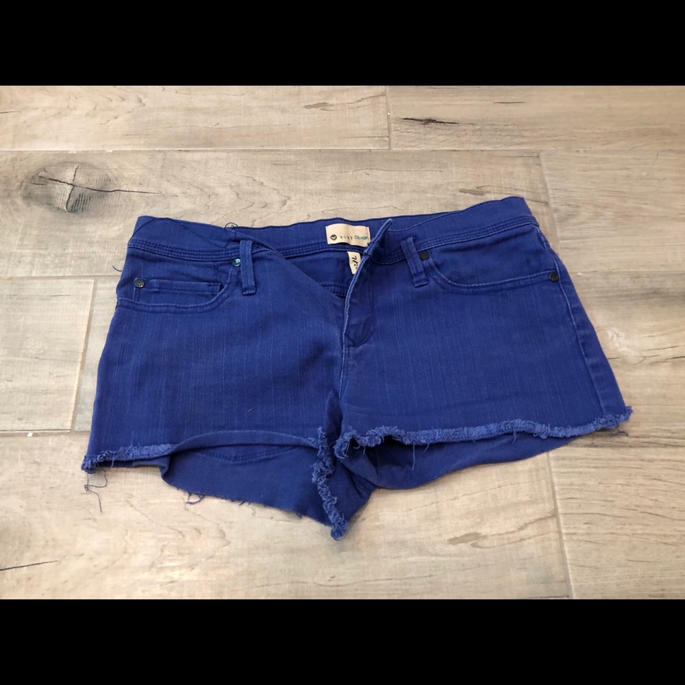 Roxy blue jean shorts